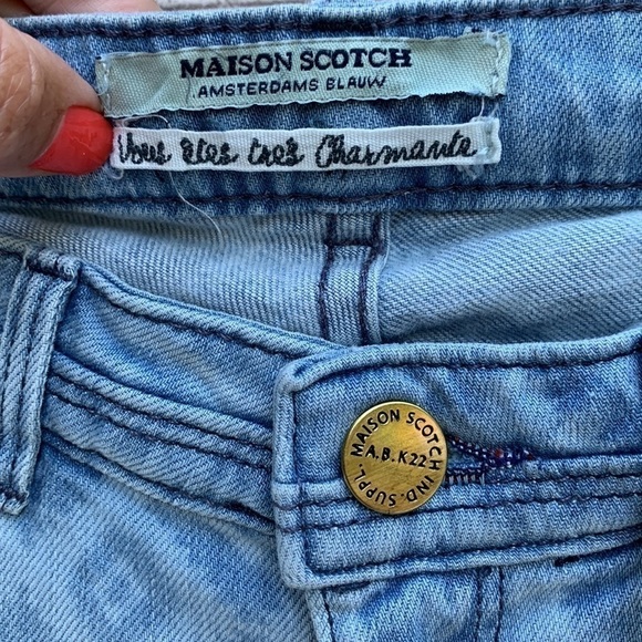 MAISON SCOTCH AMSTERDAMS BLAUW La Parisienne Skinny Jean - Picture 7 of 16